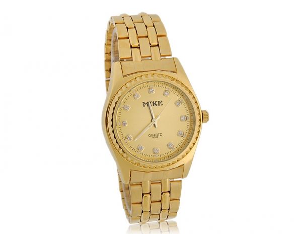 Design Simples Mulheres analógica Watch (Ouro)
