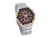 Rodada Curren 8023 - inoxidável Strap Watch Aço (Branco)